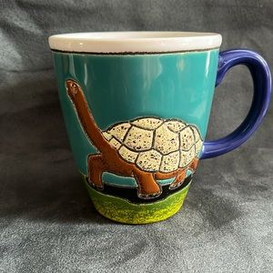National Geographic Endeavour II Tortoise coffee mug rare. Vintage hard to find.